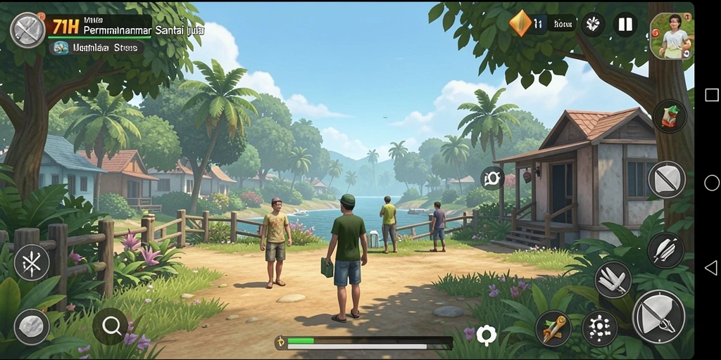 Screenshot 71H menampilkan keseruan gameplay santai dan grafis menarik.