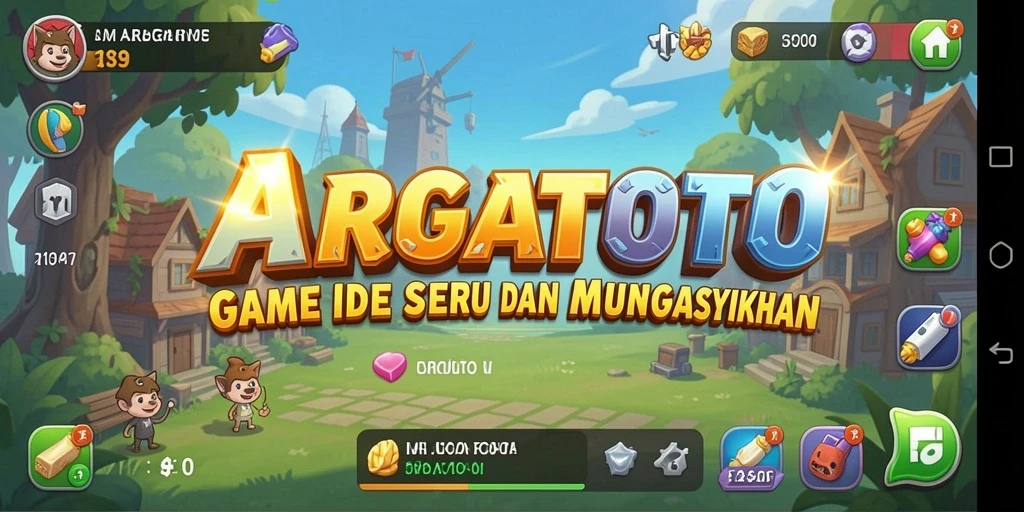 Tampilan gameplay ARGATOTO yang menampilkan aksi seru dan kemajuan karakter.
