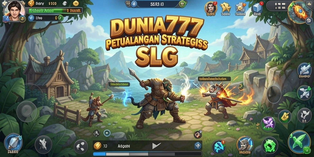 Gameplay seru DUNIA777 dalam membangun kerajaan.