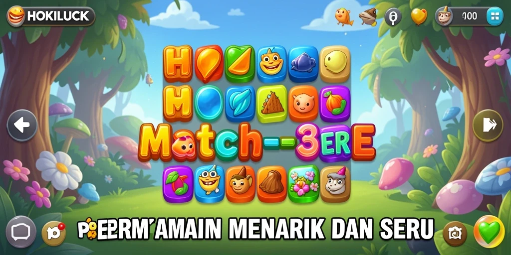 Tampilan gameplay HOKILUCK yang seru dan penuh warna.