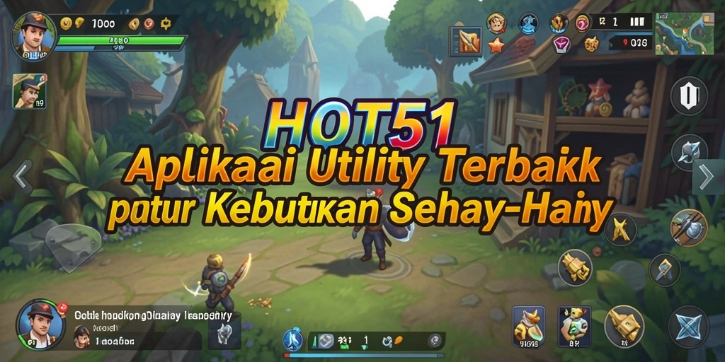 Tampilan aplikasi HOT51 yang praktis dan efisien untuk kebutuhan sehari-hari.