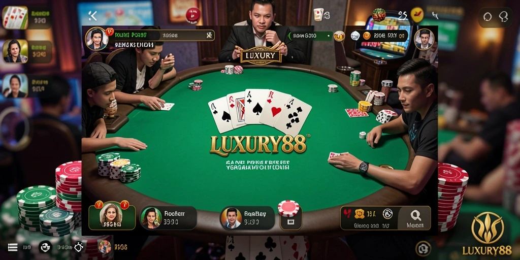 Tampilan gameplay LUXURY88 yang menegangkan dan realistis.