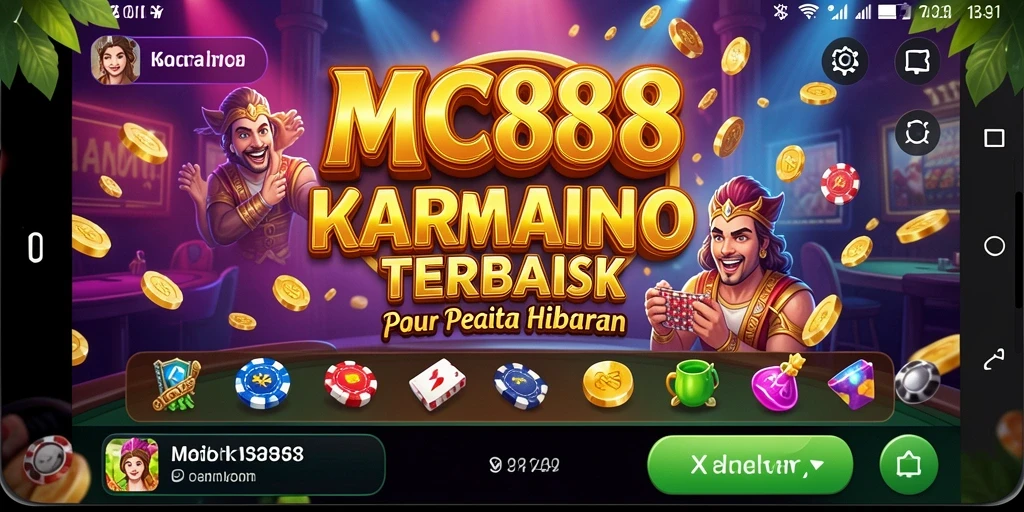 Tampilan gameplay di MC888 yang menarik dan imersif.