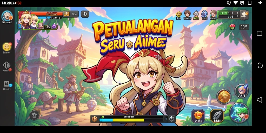 Gameplay MERDEKA138 yang seru dan penuh aksi di dunia anime.