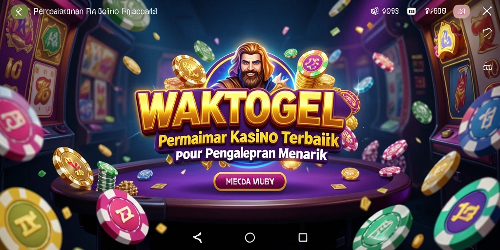 Tangkapan layar WAKTOGEL menampilkan pengalaman bermain kasino yang menarik.