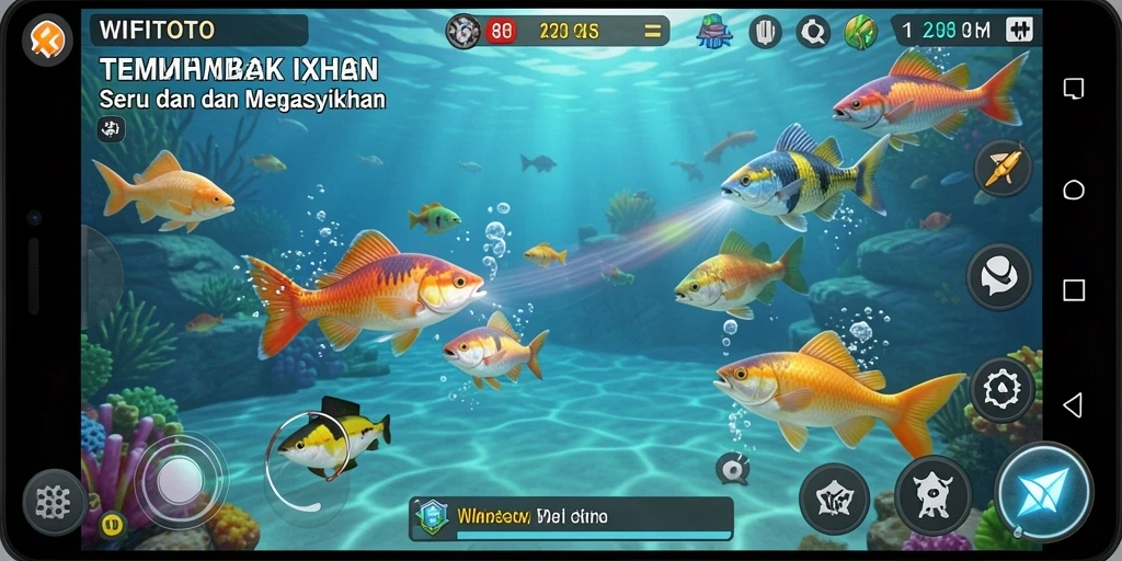 Tampilan gameplay WIFITOTO yang menarik dan penuh aksi Tembak Ikan.