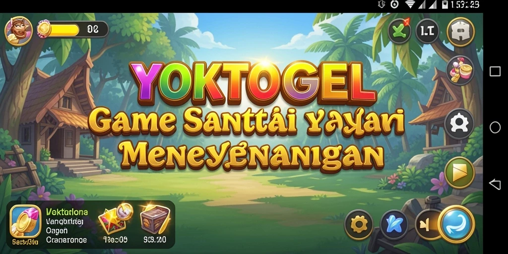 Tampilan gameplay menarik dari YOKTOGEL yang seru dan kasual.